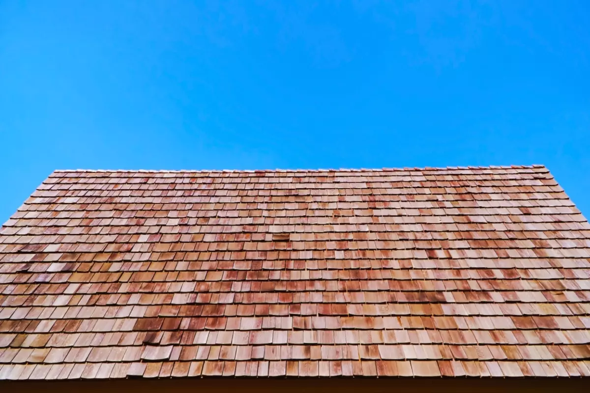 wood roofing