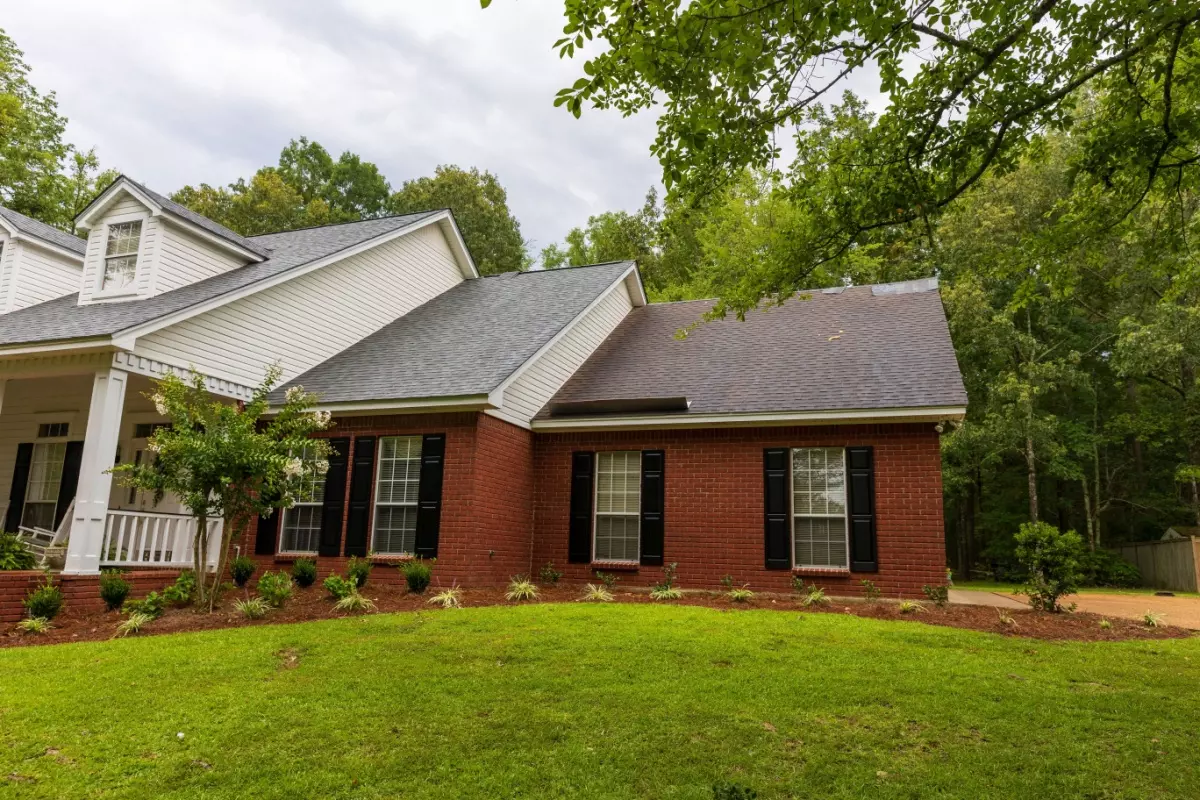 home with brick wall exterior