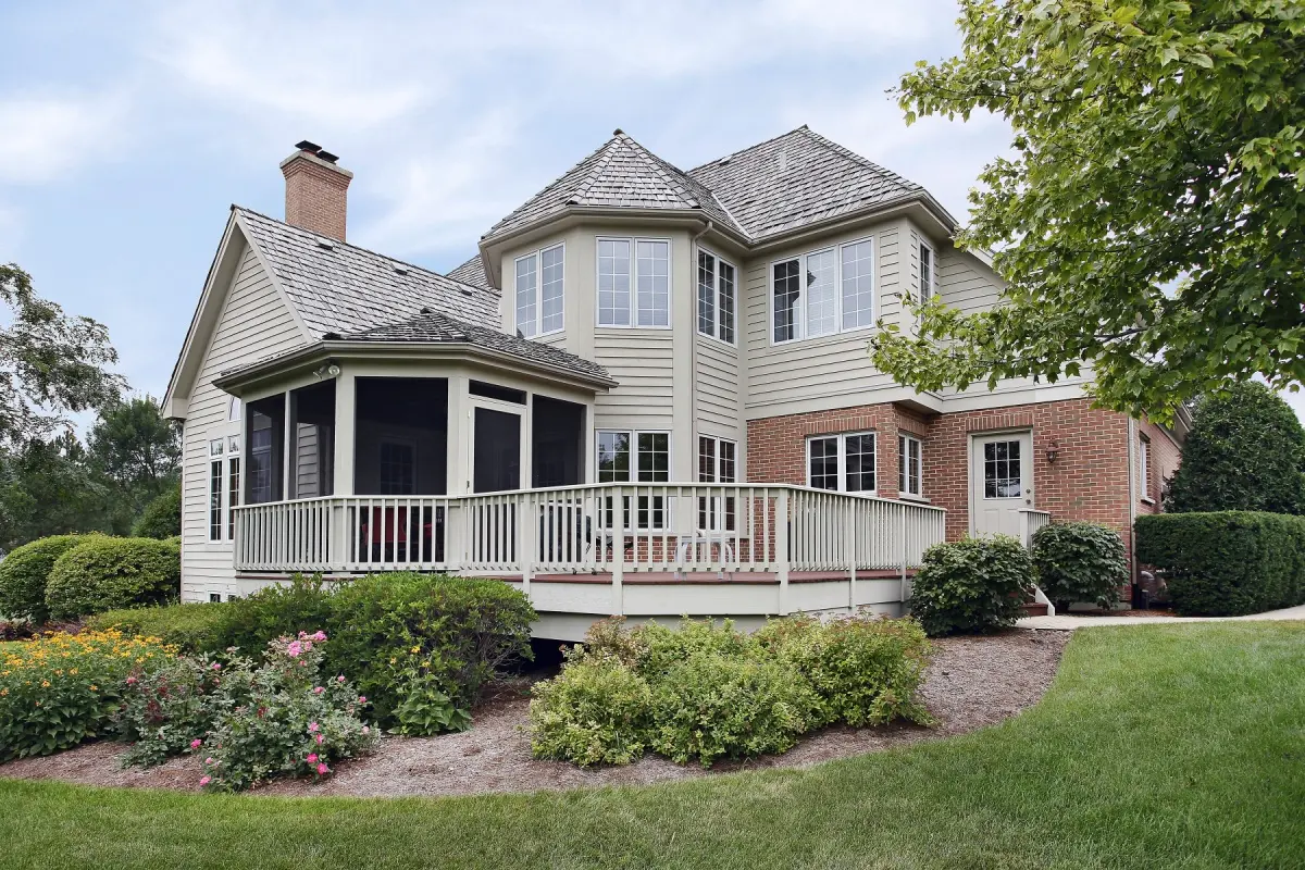 Home with conservatory